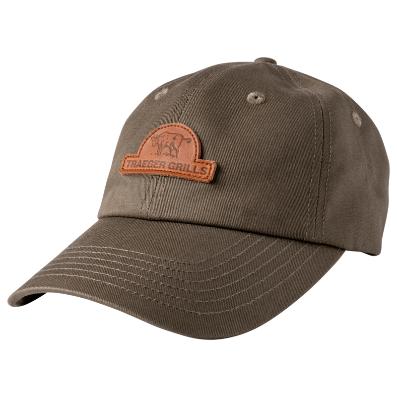 Traeger Leather Patch Cow Hat