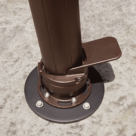 Treasure Garden Cantilever Bases Concrete Mount Kit