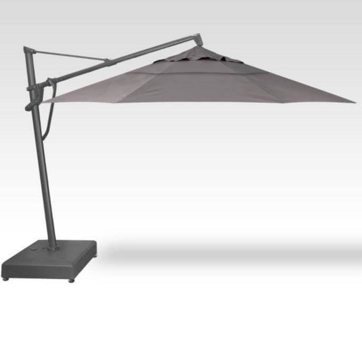 Treasure Garden Umbrellas Canvas Coal 13' Octagon Cantilever Plus