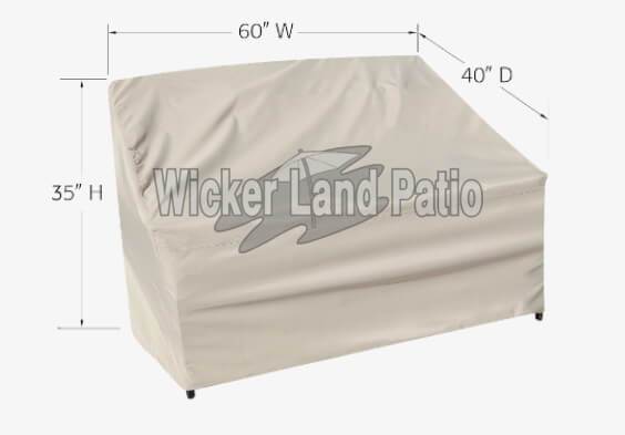 Treasure Garden Weather Cover Large Loveseat - CP722