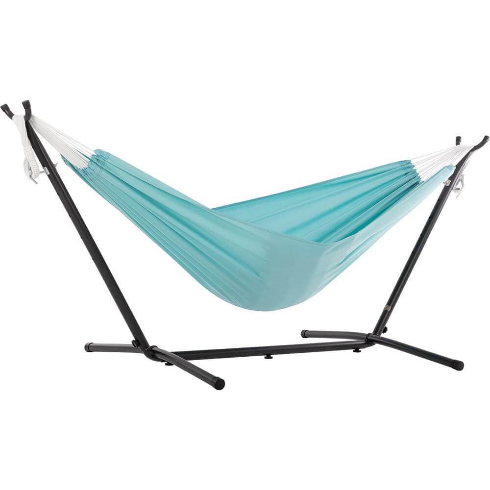 Vivere Hammocks Aqua Vivere's Combo - 9ft Polyester Hammock with Stand