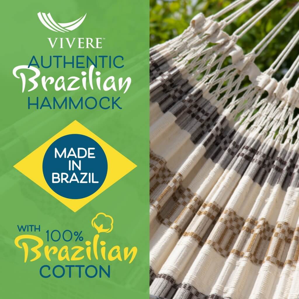 Vivere Hammocks Authentic Luxury Brazilian Double Hammock