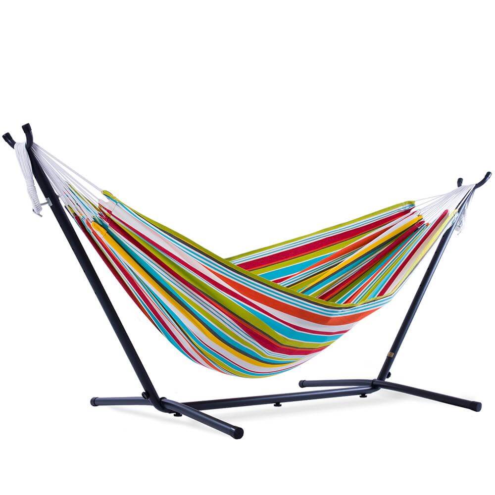 Vivere Hammocks Ciao Vivere's Combo - 9ft Polyester Hammock with Stand