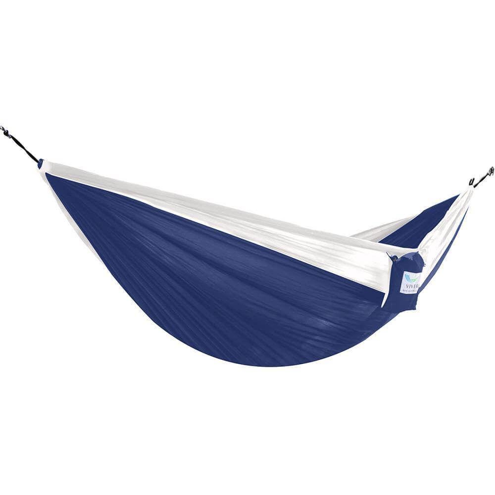 Vivere Hammocks Navy/White Parachute Hammock - Double