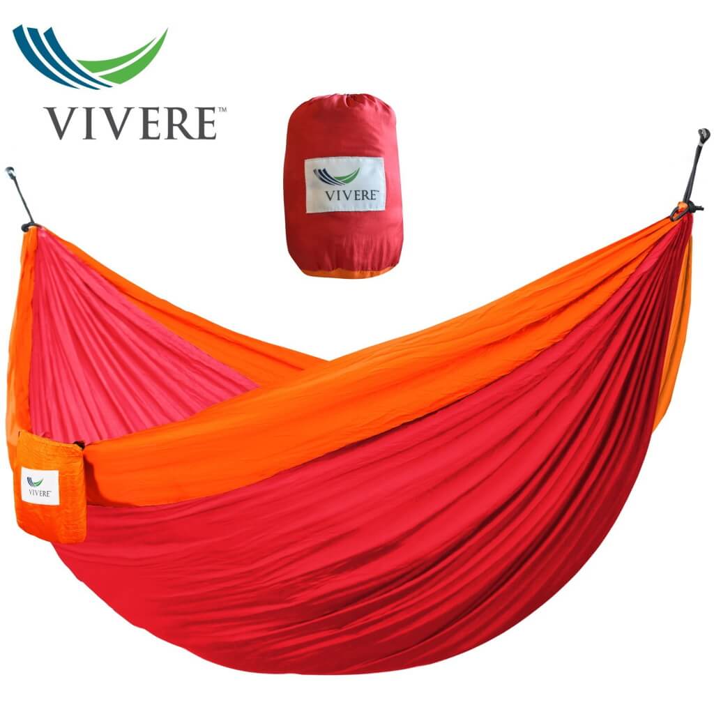Vivere Hammocks Punch/Peach Parachute Hammock - Double