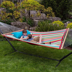 Vivere Hammocks Quilted Fabric Double Hammock
