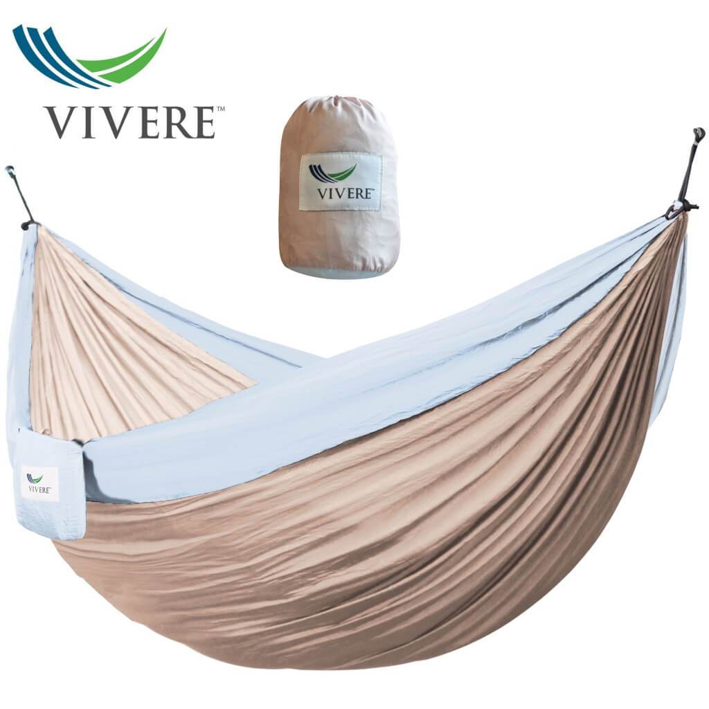 Vivere Hammocks Sand/Sky Parachute Hammock - Double