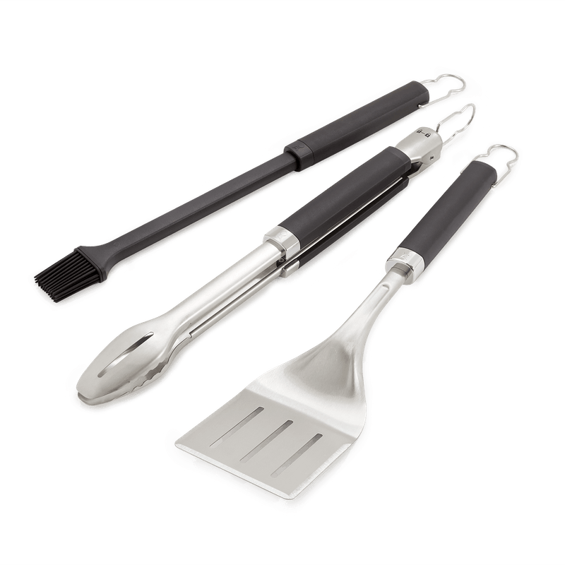 Weber BBQ Accessories Precision 3-Piece Grill Tool Set - 6772
