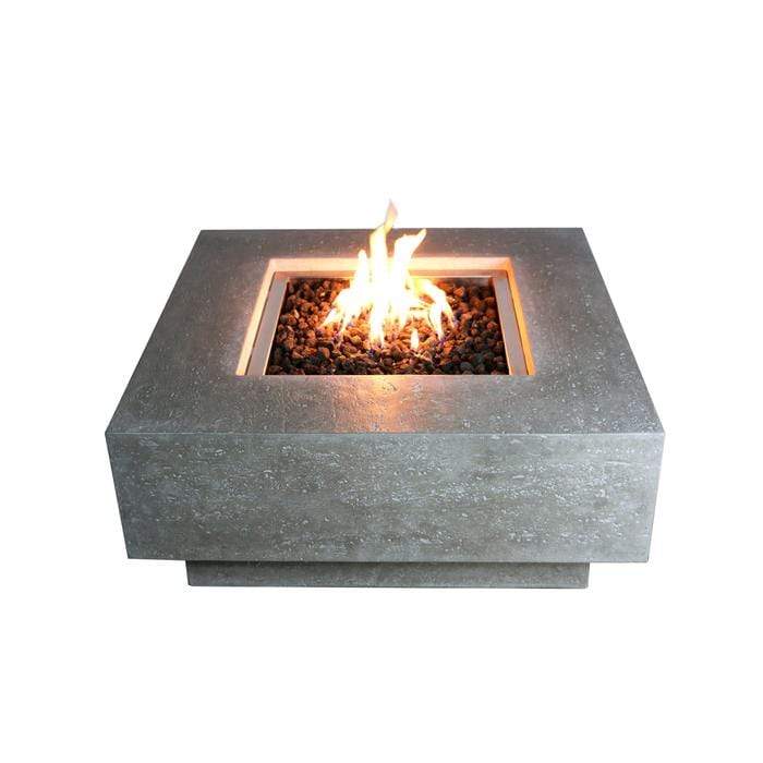 Wicker Land Patio Fire Tables Urban Square 36" Manhattan (NG)