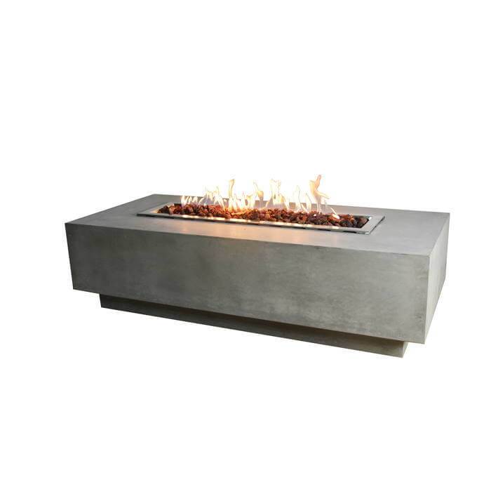 Wicker Land Patio Heaters & Fire Tables Pre-Order - Urban 60" x 28" x 17" Rectangular Burner Granville (NG)