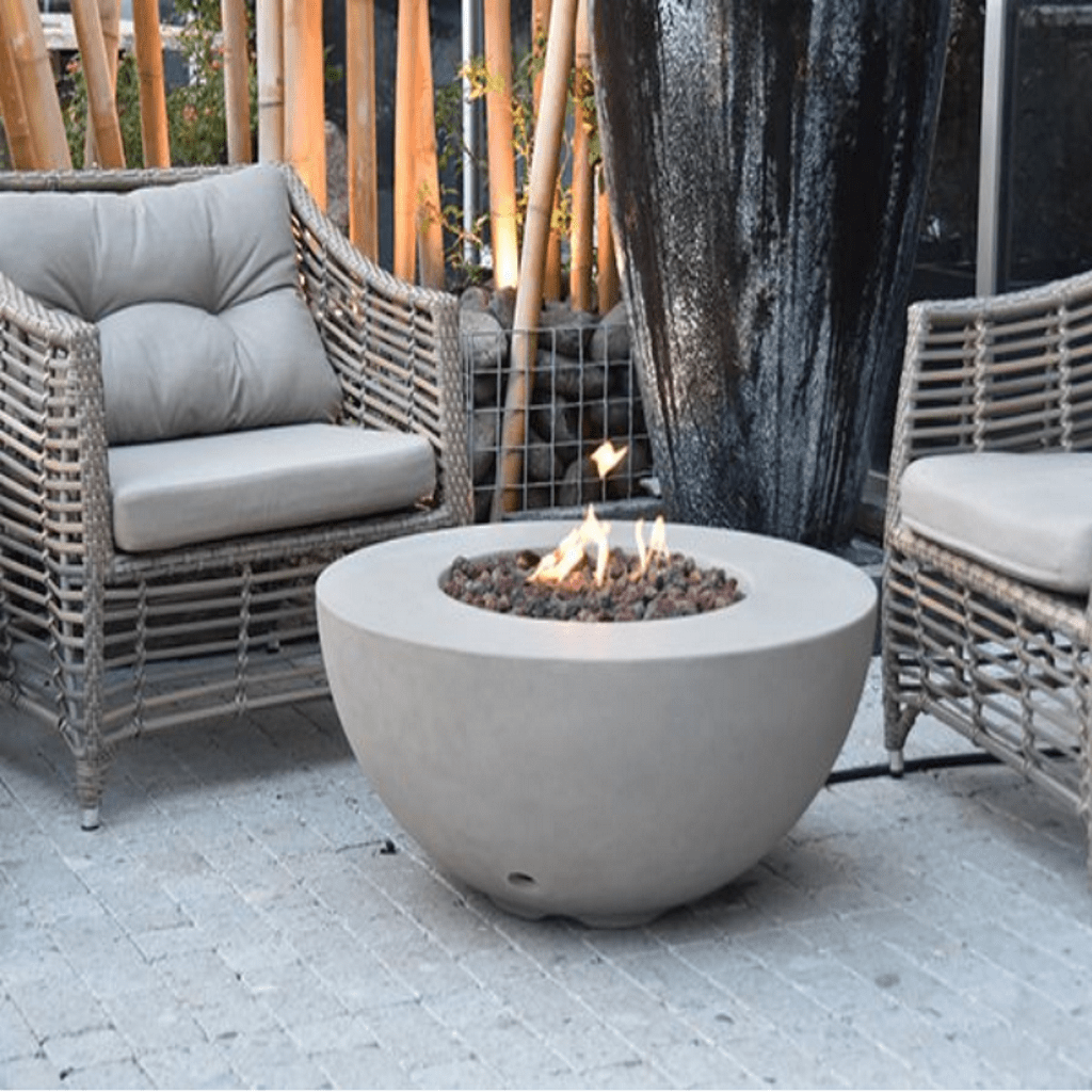 Wicker Land Patio Heaters & Fire Tables Roca Fire Bowl 39" x 39" (NG)