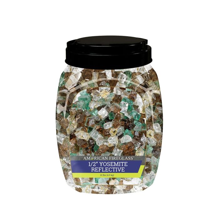 1/2" Reflective Fire Glass 10 lbs